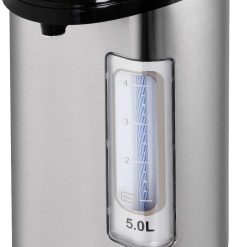 Costway Instant Electric Hot Water Boiler and Warmer, 5-Liter LCD Water Pot with 5 Stage Temperature Settings, Safety Lock to Prevent Spillage, Stainless Steel Hot Water Dispenser