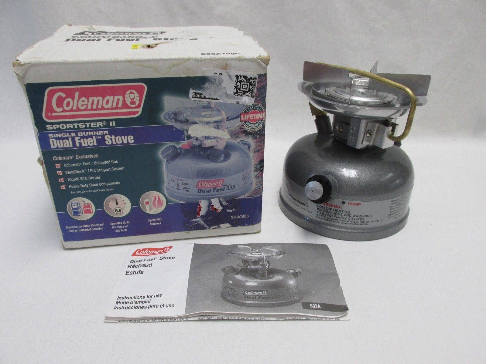 Coleman 1 Burner Stove Sportster II Dual Fuel - Image 7