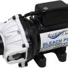 Everflo Soft Wash (Bleach) EFSW5500-BOX 12V Diaphragm Pump – 5.5GPM, 60 PSI Max, QA Ports, black (EFSW5500-BOX)