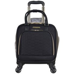 Alternative view of Aimee Kestenberg Florence Collection 4-Wheel Underseat Carry-On Teal