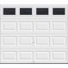 Clopay Classic Collection 9 ft. x 7 ft. 6.5 R-Value Insulated White Garage Door with Plain Window 111379