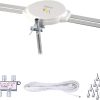 LAVA HD8008 Omnidirectional 360 Degree HD TV 4K Omnipro TV Antenna OmniPro HD-8008 + Installation Kit & FiveStar TV Antenna Jpole